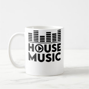 Caneca De Café House Music Edm Rave Dj House
