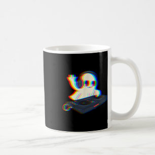 Caneca De Café House Music Ghost Dj Illusion Óptica Edm Hallowee