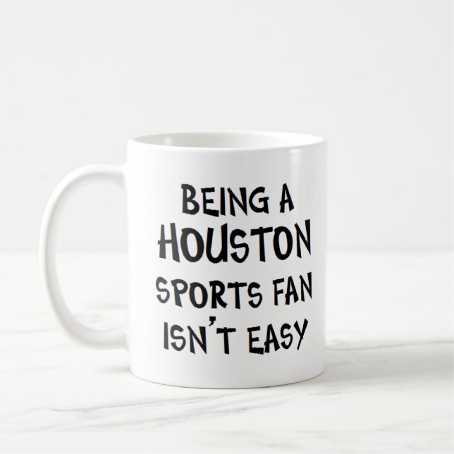 Caneca De Café houston sports fan, being (Esquerda)