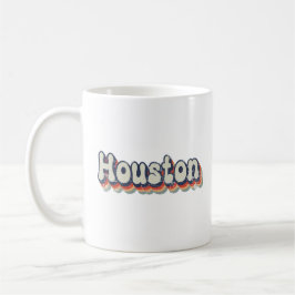 Caneca De Café Houston Texas Chrome City Classic Art