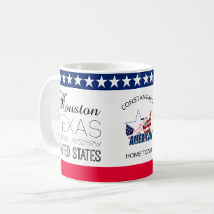 Caneca De Café Houston, Texas, Estados Unidos elegante