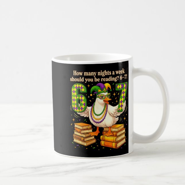 Caneca De Café How Many Night A Week Should You Be Reading 67 Tea (Direita)
