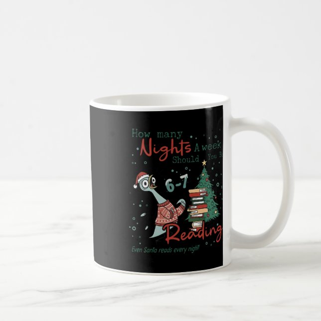 Caneca De Café How Many Nights A Week Should You Be Reading 67 Te (Direita)