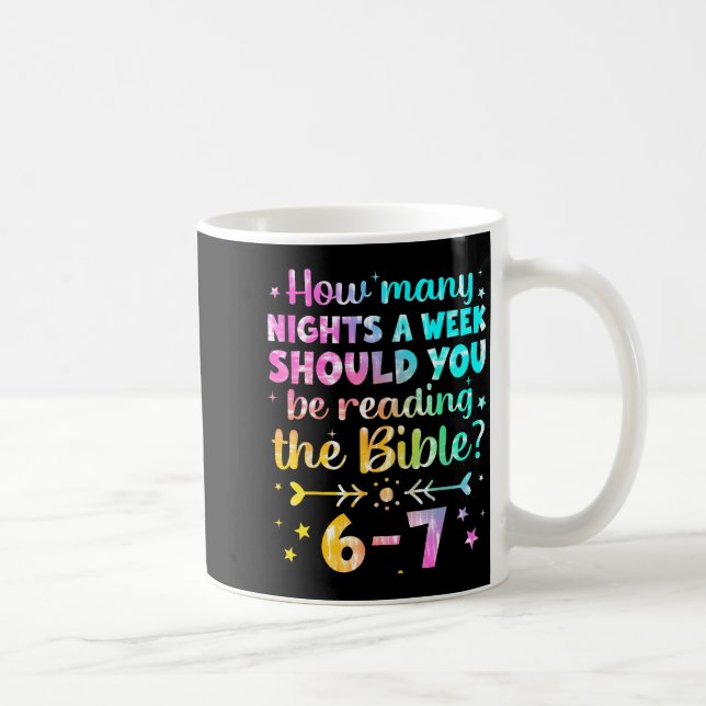 Caneca De Café How Many Nights A Week Should You Be Reading The B (Direita)