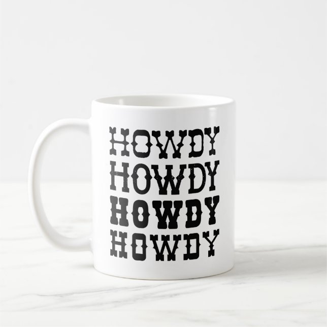 Caneca De Café Howdy (Esquerda)