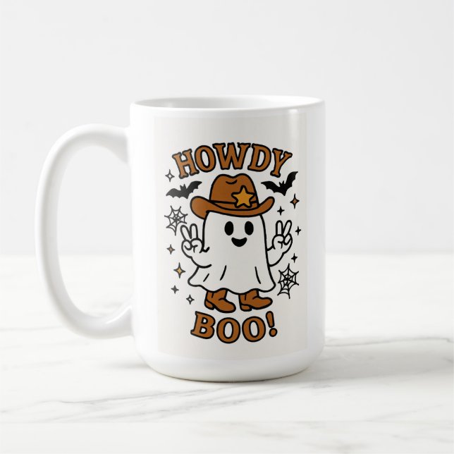 Caneca De Café Howdy Boo Mug (Esquerda)