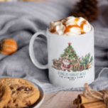 Caneca De Café Howdy Christmas | Fun Western Monogram Holiday<br><div class="desc">Brighten up your holiday mornings with this Deck the Palms | Fun Tropical Christmas Coffee Mug! Featuring a whimsical design of tropical characters decked out in festive Christmas attire, including sunglasses-wearing Santa and a palm tree wrapped in holiday cheer, this mug brings a fun island vibe to your Christmas celebrations....</div>