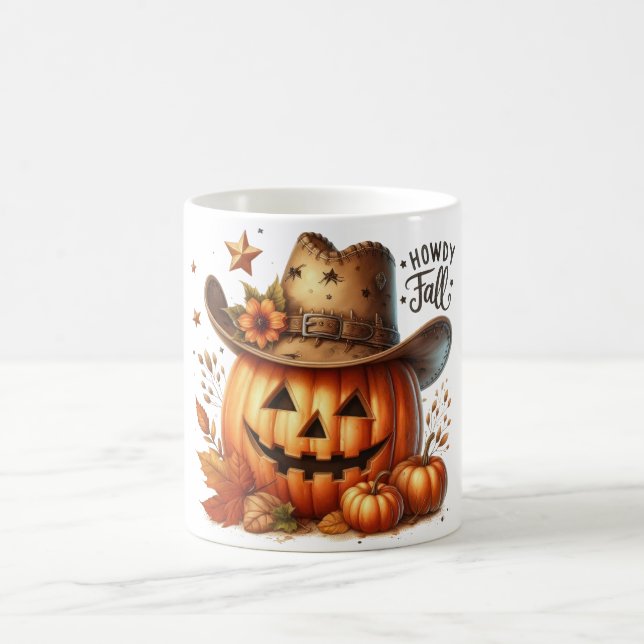 Caneca De Café Howdy Fall (Centro)