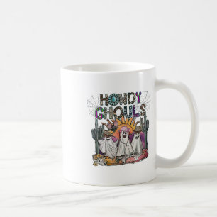 Caneca De Café Howdy Ghouls Western Halloween Fall Ghosts Boo