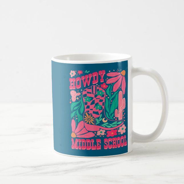 Caneca De Café Howdy Middle School Western Girl Country Rodeo Nk  (Direita)
