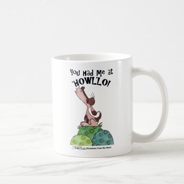Caneca De Café Howler Dog (Direita)