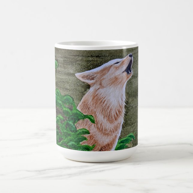 Caneca De Café Howling Coyote (Centro)