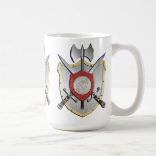 Caneca De Café Howling Wolf BattCrest