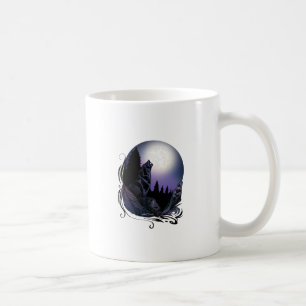 Caneca De Café Howling Wolf (Signature Design)