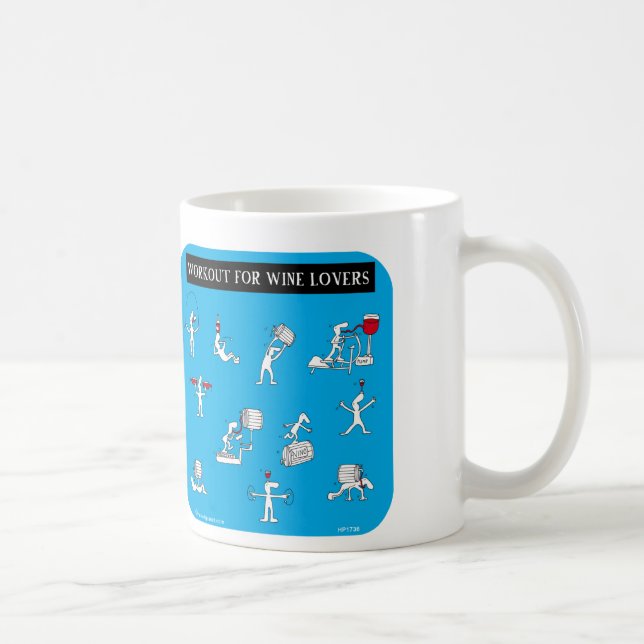 Caneca De Café HP1736, de "o planeta Harold", "exercício para o (Direita)