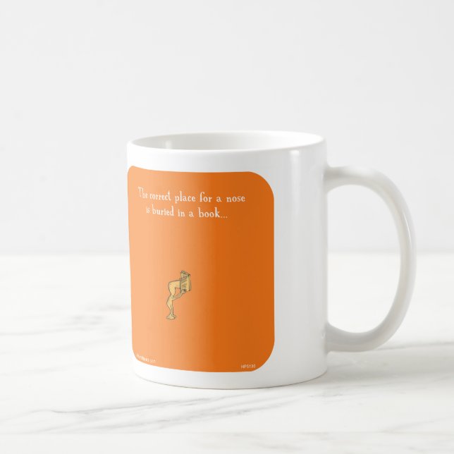 Caneca De Café HP5130, de "o planeta Harold", nariz, enterrou, (Direita)