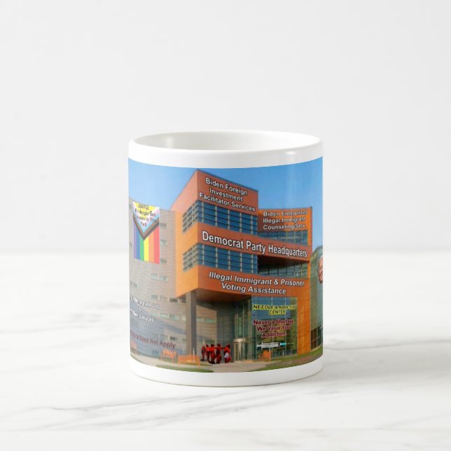 Caneca De Café HQ Democrata (Centro)