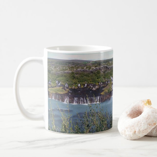 Caneca de café Hraunfossar (Com Donut)