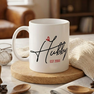 Caneca De Café Hubby criado personalizado