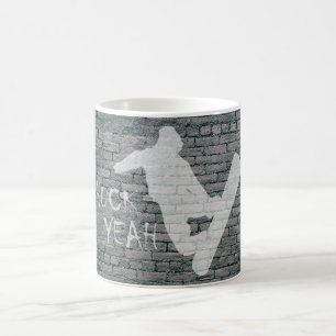 Caneca De Café Huck Sim (Snowboard)