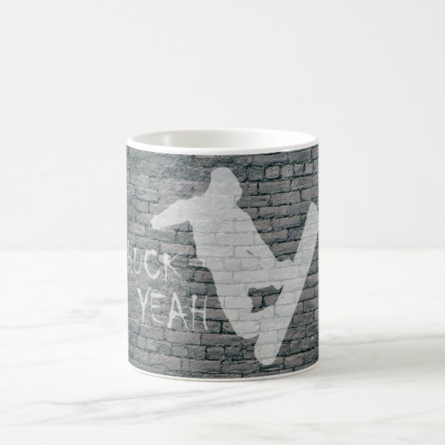 Caneca De Café Huck Sim (Snowboard) (Centro)