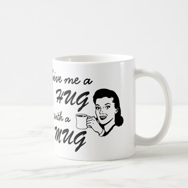 Caneca De Café Hug Café Lover com uma Cotação de Mug (Direita)