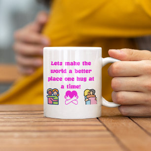 Caneca De Café Hug Personalizado Promovendo Mug