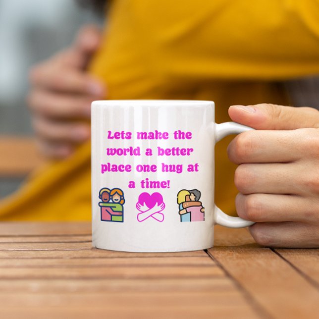 Caneca De Café Hug Personalizado Promovendo Mug (Criador carregado)