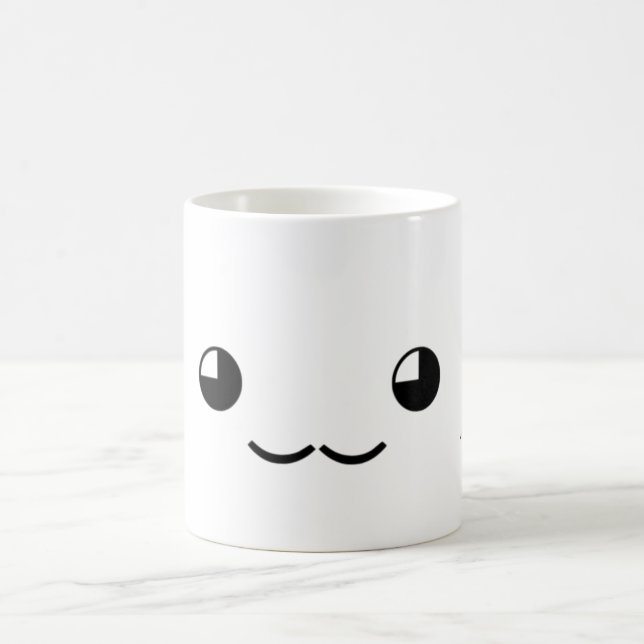 Caneca De Café Hugging Emoticon (づ ◕ ‿ ◕ ‿ )づ japonês Kaomoji (Centro)