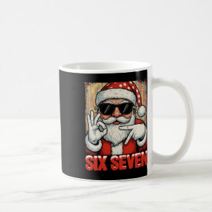 Caneca De Café Hugvyn Divertido Seis Sete Meme Natal Frio Papai N