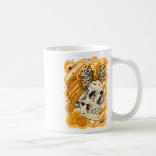 Caneca De Café Hugvyn Fall Autumn Skull Fall Arco Halloween Skele