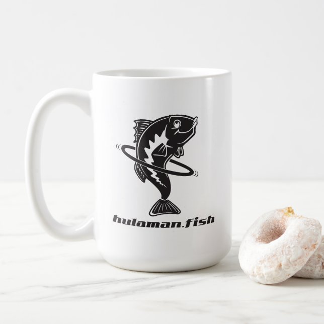 Caneca De Café HulaMan 15oz Mug (Com Donut)