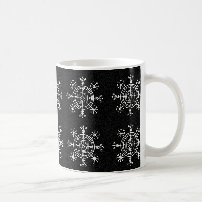 Caneca De Café Hulinhjálmur - Norse Sigil da Inisibilidade (Direita)