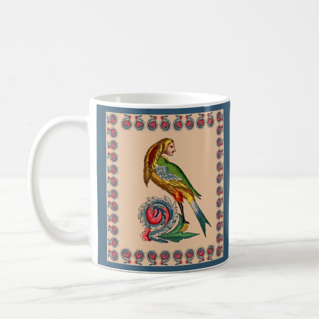 Caneca De Café human bird print (Esquerda)