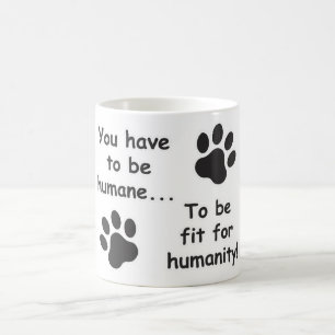 Caneca De Café Humanidade para a Humanidade