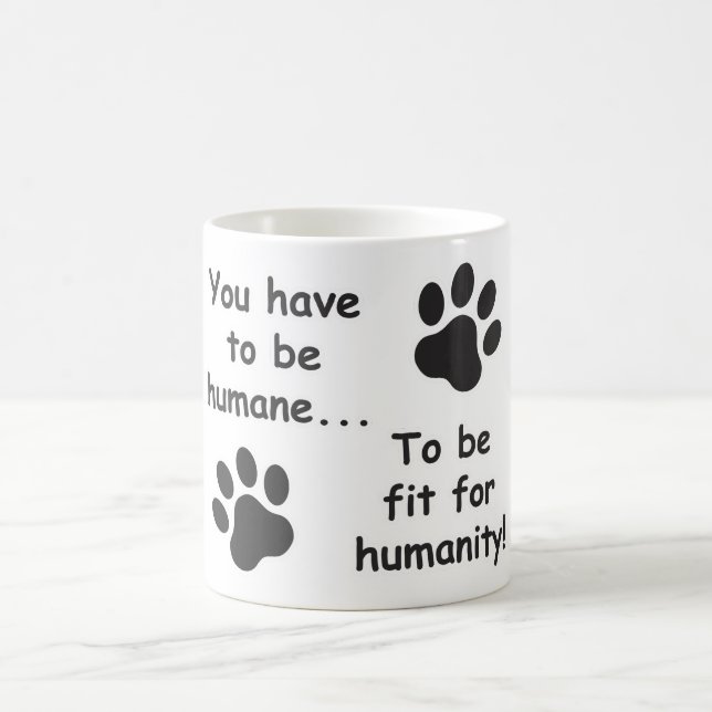 Caneca De Café Humanidade para a Humanidade (Centro)