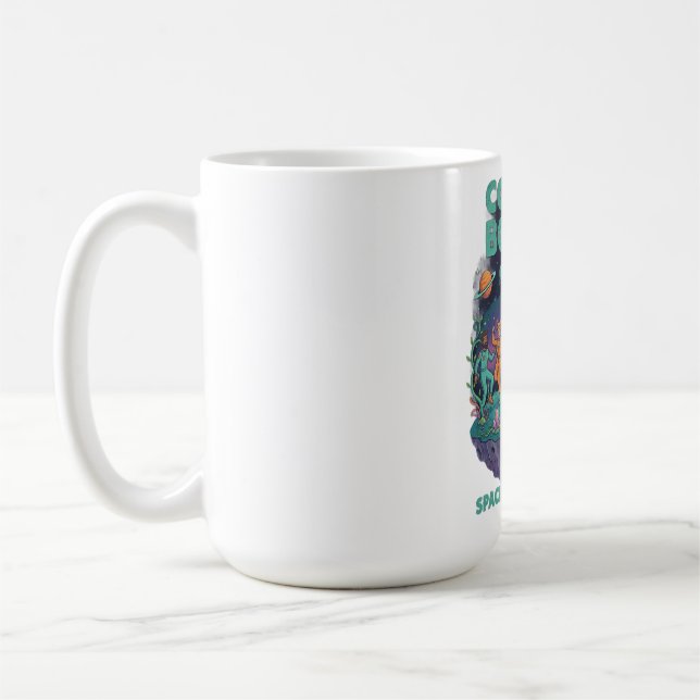 Caneca De Café Humanos e Alienígenas Festa de Dança Divertida no  (Esquerda)