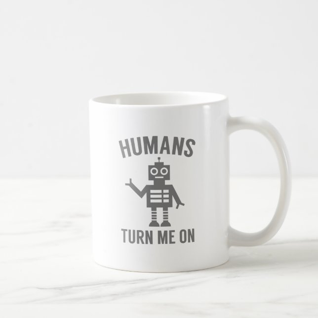 Caneca De Café Humanos Me Atraem (Direita)