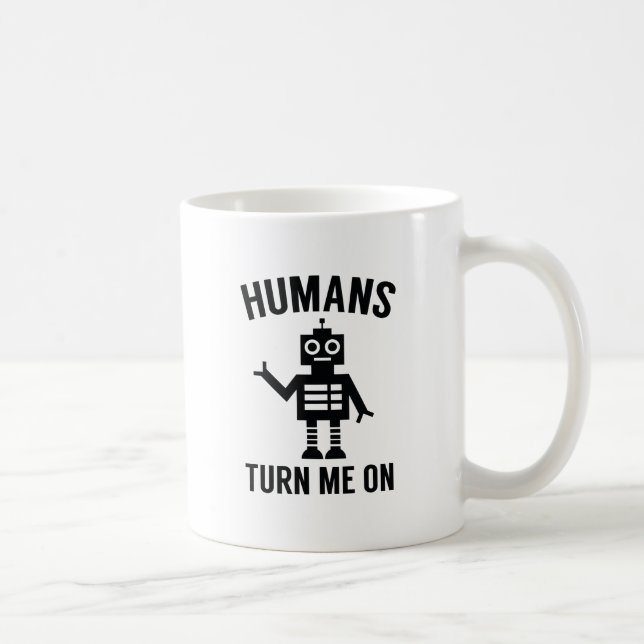 Caneca De Café Humanos Me Atraem (Direita)