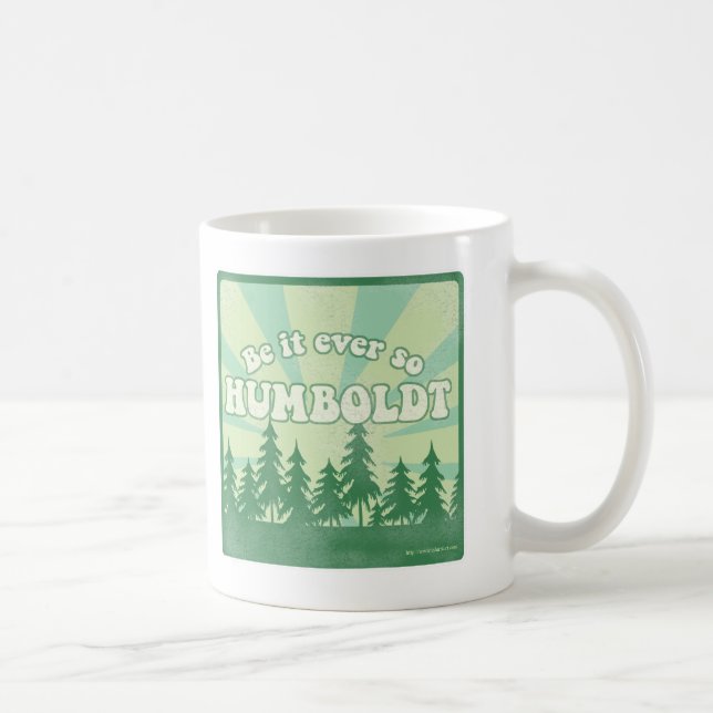 Caneca De Café Humboldt County engraçado (Direita)