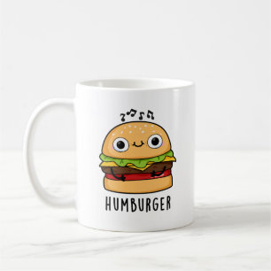 Caneca De Café Humburger Funny Humming Burger Pun