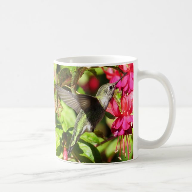 Caneca De Café Hummingbird Coffee Mug de BirdingCollectibles (Direita)
