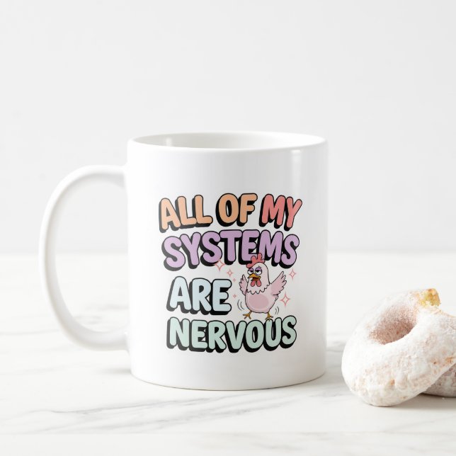 Caneca De Café Humor (Com Donut)
