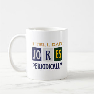 Caneca De Café Humor Charme Geek Eu Conto Piadas de Pai Periodica