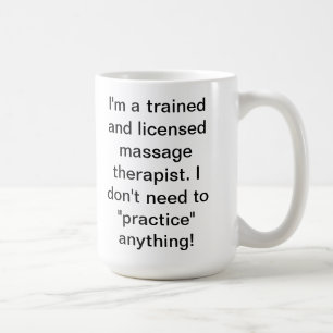 Caneca De Café Humor da massagem