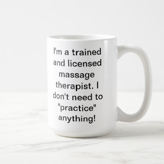 Caneca De Café Humor da massagem