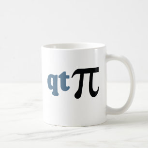Caneca De Café Humor da matemática - T bonito Pi