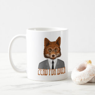 Caneca De Café Humor dado Fox zero
