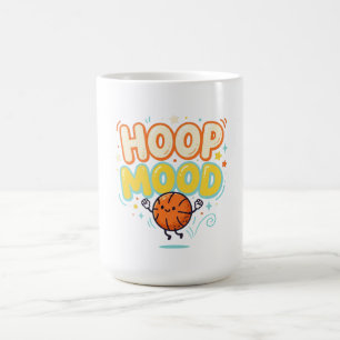 Caneca De Café Humor de Basquete para Fãs de Basquetebol