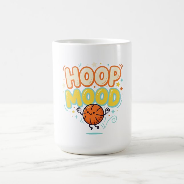 Caneca De Café Humor de Basquete para Fãs de Basquetebol (Centro)
